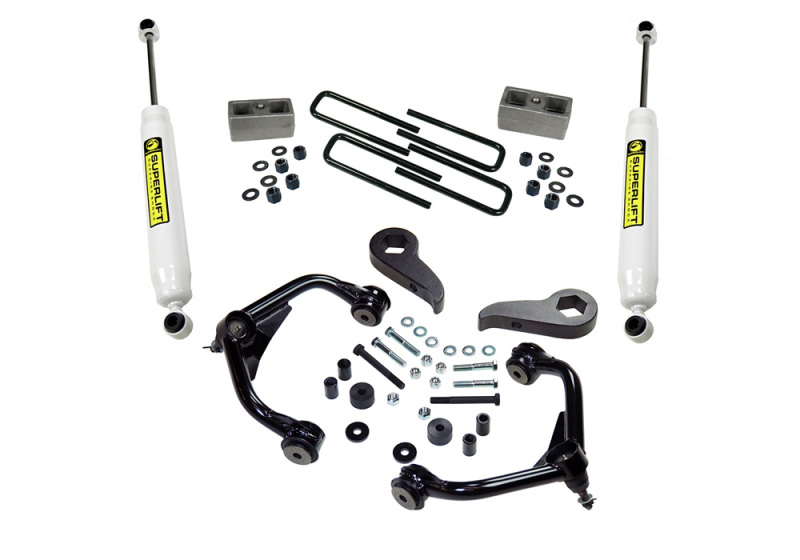 Superlift 11-19 Chevy Silv/GMC Sierra 2500 HD 3in Lift Kit w/ Superlift Rear Shocks - K1010