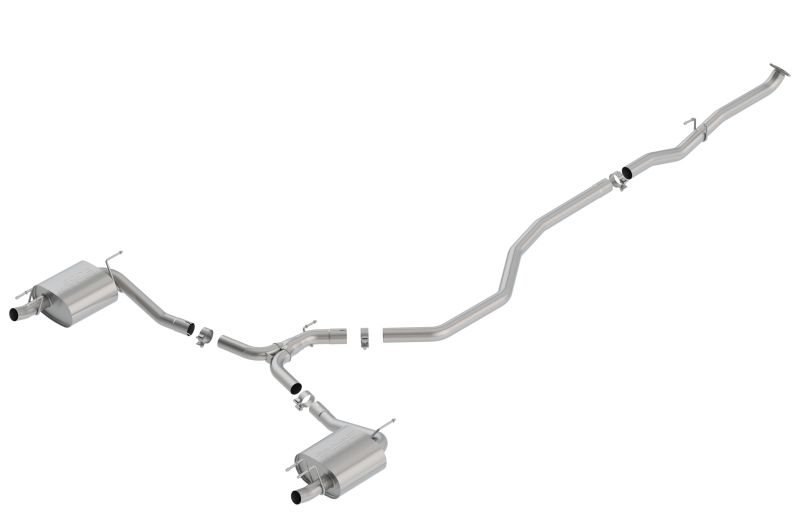 Borla 18-19 Honda Accord Sport 2.0L Turbo FWD AT/MT 4DR 2.25in/2.75in S-Type Catback Exhaust - 140786