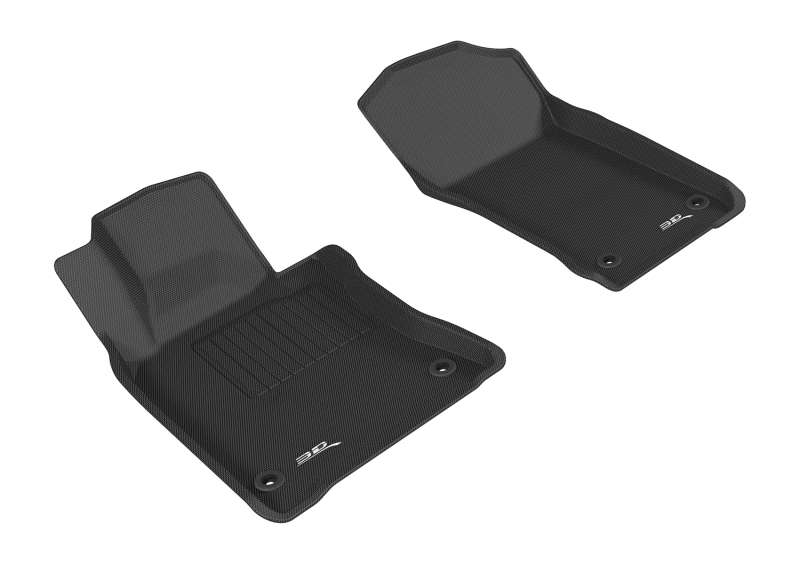 3D MAXpider 2017-2019 Infiniti Q60 Kagu 1st Row Floormat - Black - L1IN02711509