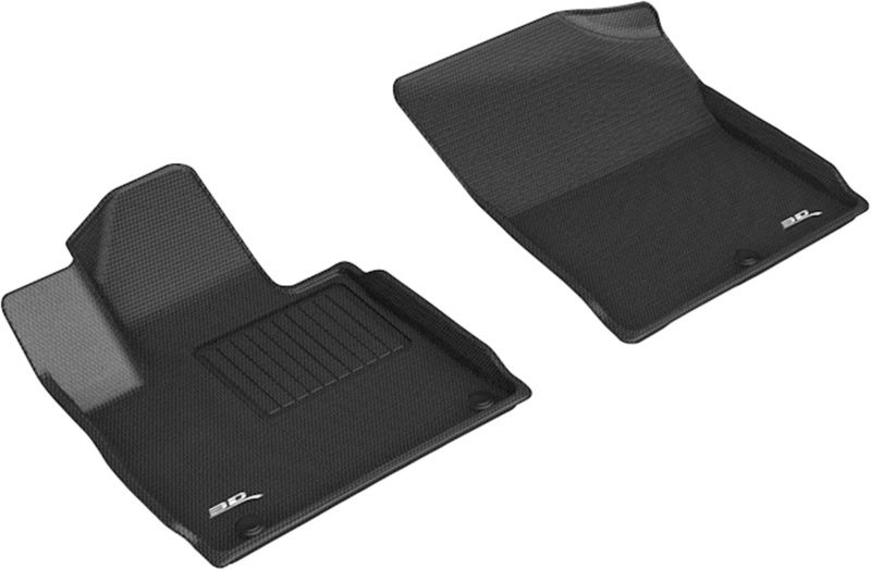 3D MAXpider 2021 Kia Sorento Kagu 1st Row Floormats - Black - L1KA05811509