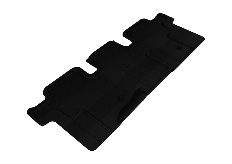 3D MAXpider 2013-2020 Nissan/Infiniti Pathfinder/QX60/JX Kagu 2nd Row Floormats - Black - L1NS05821509