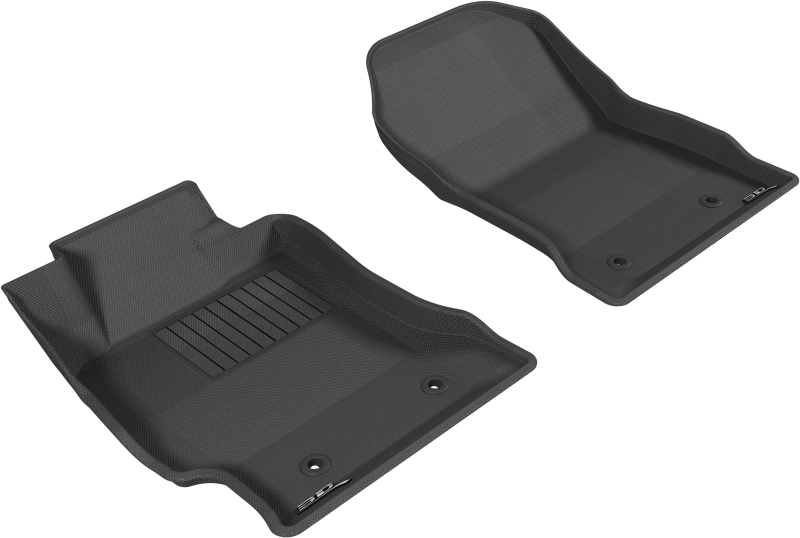 3D MAXpider 2013-2019 Toyota/Subaru/Scion FR-S Kagu 1st Row Floormat - Gray - L1SC00211501