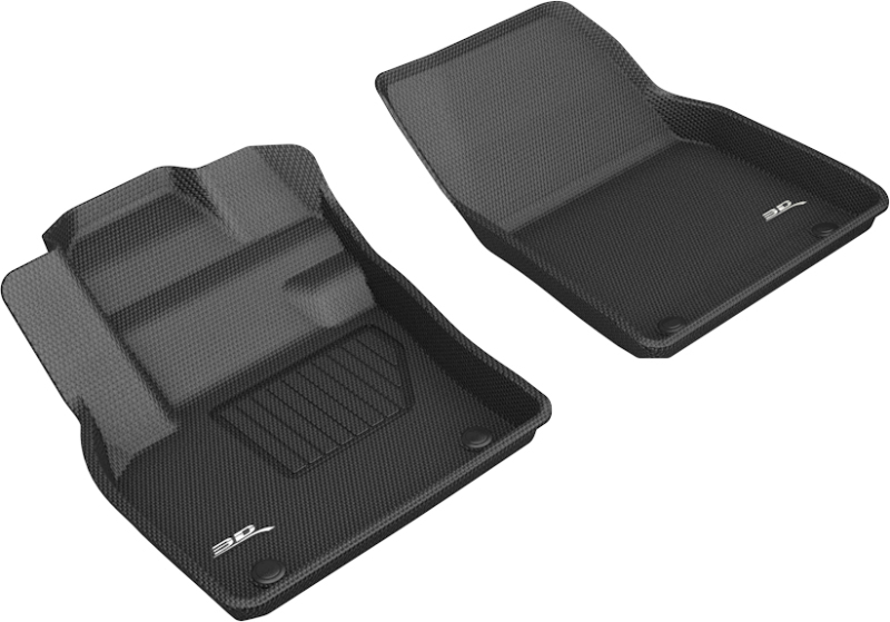 3D MAXpider 2019-2020 Volvo XC40 Kagu 1st Row Floormat - Black - L1VV03011509