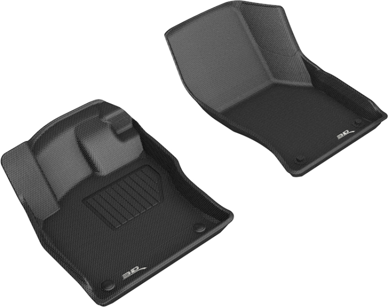 3D MAXpider 2019-2019 Volkswagen Jetta Kagu 1st Row Floormat - Black - L1VW10111509