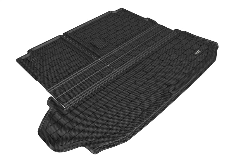 3D MAXpider 20-21 Toyota Highlander No Subwoofer Kagu Seat Back Protector Cargo Liner - Black - M1TY2621309