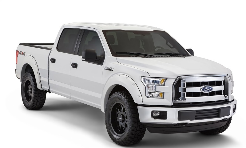 Bushwacker 18-19 Ford F-150 Pocket Style Flares 4 pc - Oxford White - 20945-12
