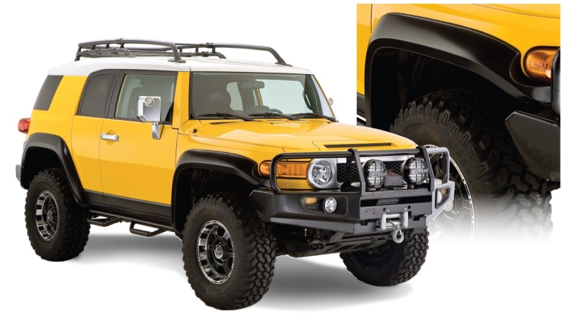 Bushwacker 07-14 Toyota FJ Cruiser Extend-A-Fender Style Flares 4pc - Black - 31924-02