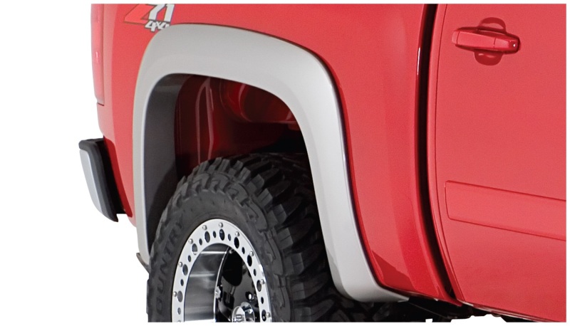 Bushwacker 07-14 Chevy Silverado 2500 HD Fleetside Extend-A-Fender Style Flares 2pc - Black - 40078-02