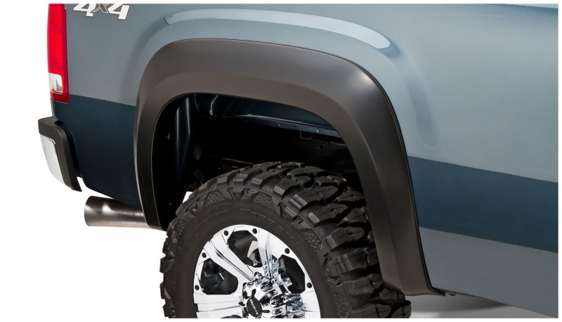 Bushwacker 07-13 GMC Sierra 1500 Fleetside Extend-A-Fender Style Flares 2pc 69.3in Bed - Black - 40110-02