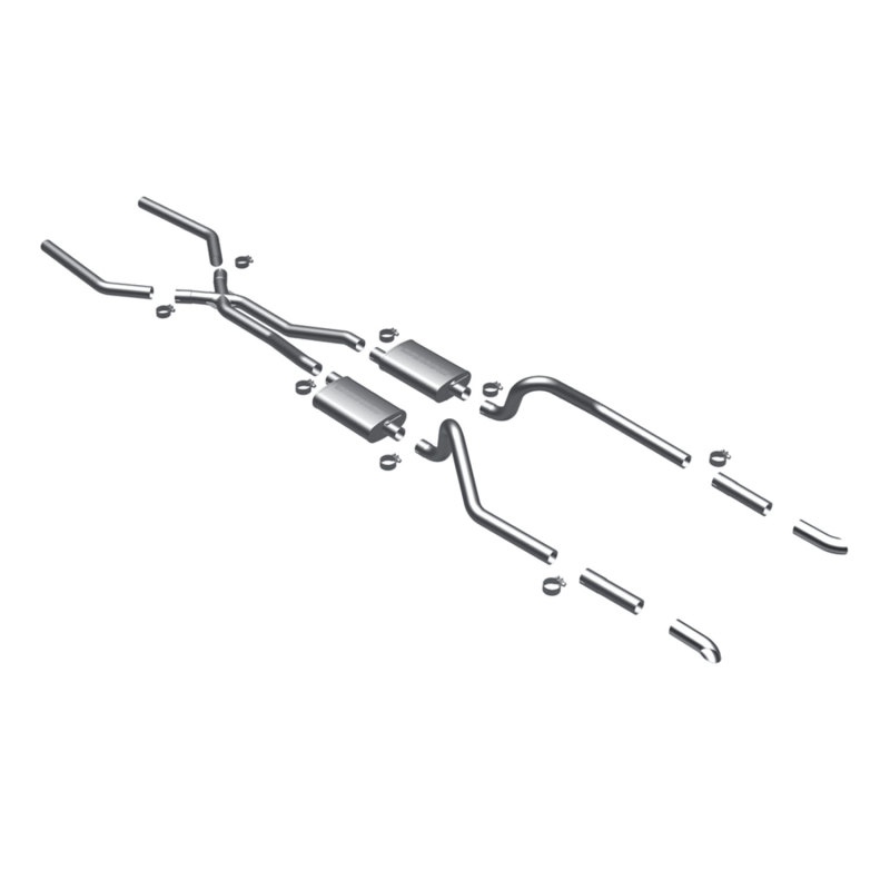 MagnaFlow SYS C/B 67-70 Mustang 2.50inch w/Tru-X - 15816