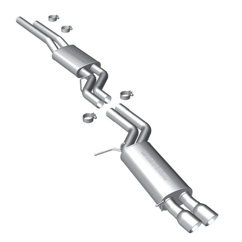 MagnaFlow SS C/B 08-10 BMW 535i 3.0L Turbocharged Dual Rear Exit - 16553