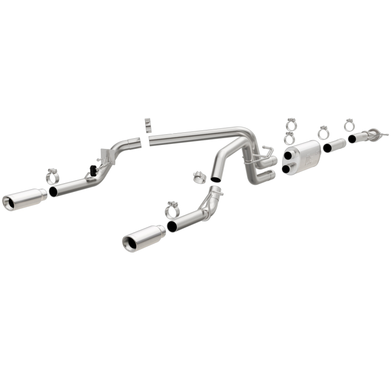 MagnaFlow Stainless Cat-Back Exhaust 2015 Chevy Colorado/GMC Canyon Dual Split Rear Exit 3.5in - 19019