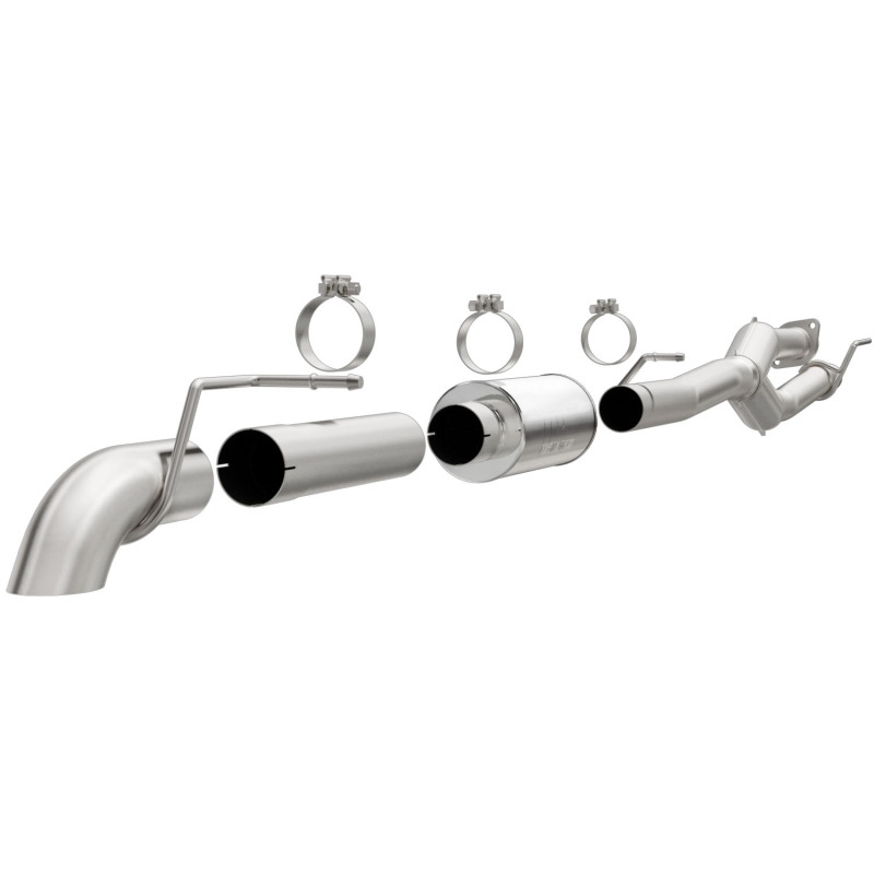 MagnaFlow 11-16 Ford F-250 6.2L 3.5in Single P/S Off Road Pro Series Performance C/B Exhaust - 17200