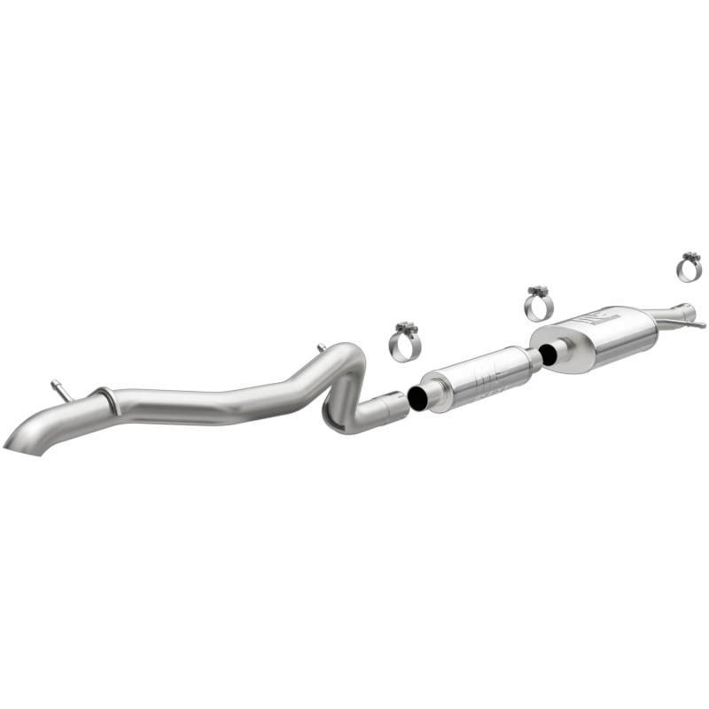 MagnaFlow 12-18 Jeep Wrangler 2.5in Overland Series Cat-Back Exhaust - 19539