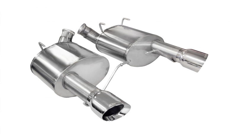 Corsa 11-14 Ford Mustang GT/Boss 302 5.0L V8 Polished Xtreme Axle-Back Exhaust - 14317