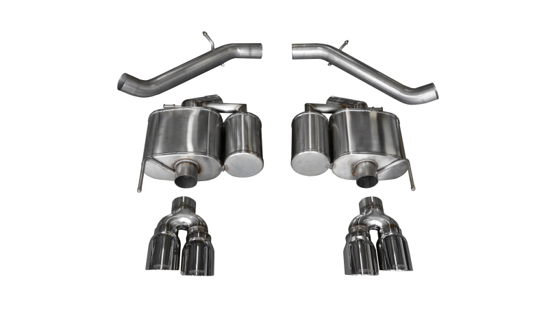 Corsa 16-18 Cadillac ATS-V 3.6T 4in Polished Sport Axle-Back Exhaust - 14478