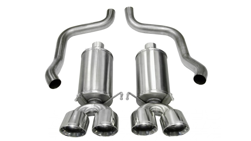 Corsa 09-13 Chevrolet Corvette C6 6.2L V8 Polished Xtreme Axle-Back Exhaust - 14470