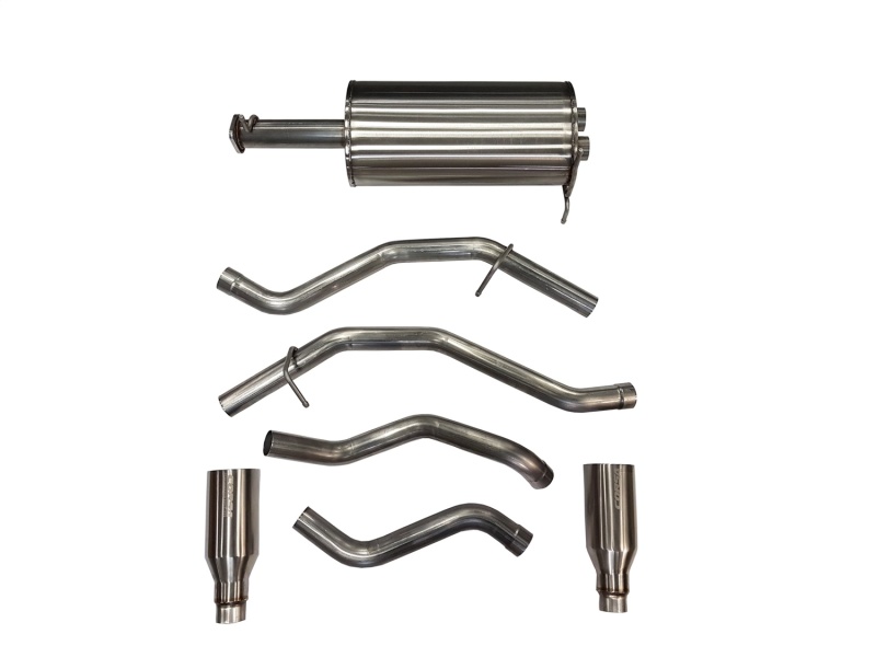 Corsa 19-24 Ram 1500 5.7L Crew Cab w/ 57in or 76in Bed Cat-Back Dual Rr Exit 5in Satin Polished Tips - 21035