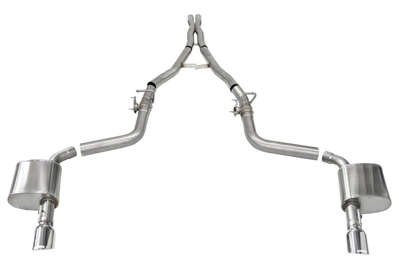 Corsa 15-23 Charger SRT/Hellcat/Redeye 2.75in Valved Catback Dual Rear Exit w/ Single 4.5inPol Tips - 21072