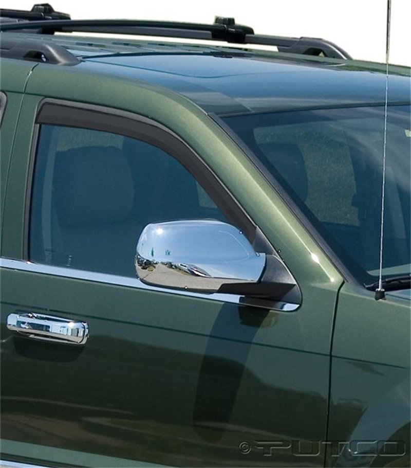 Putco 05-10 Jeep Grand Cherokee (Front Only) Element Tinted Window Visors - 580225