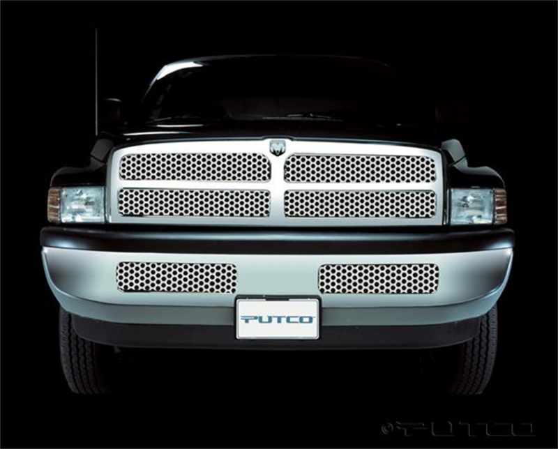 Putco 94-02 Ram 2500/3500 (Except Sport) Punch Stainless Steel Grilles - 84103