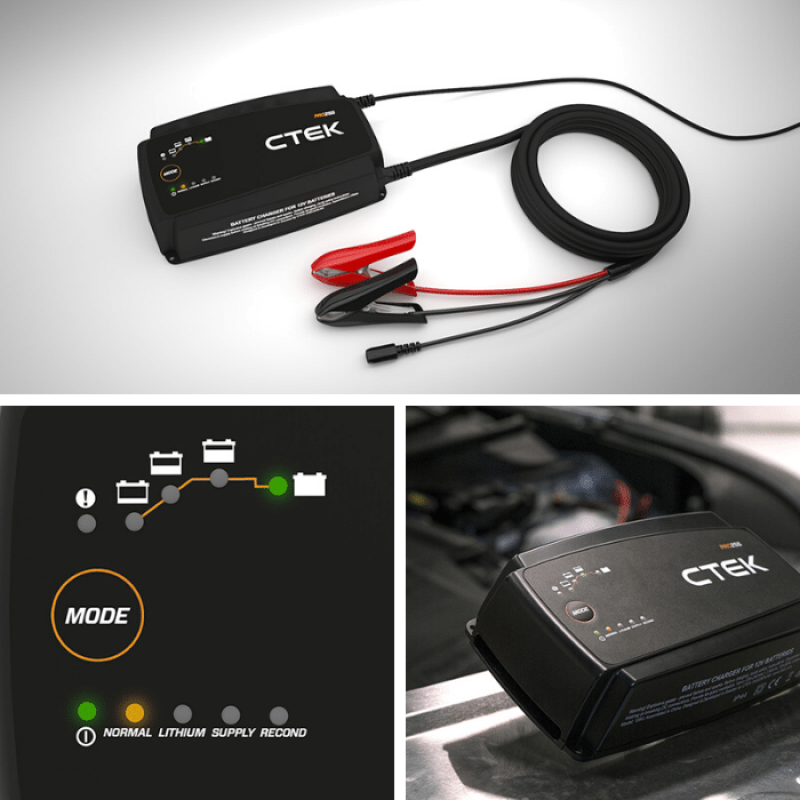 CTEK PRO25S Battery Charger - 50-60 Hz - 12V - 40-328