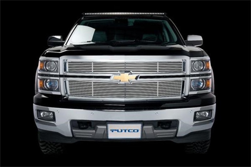 Putco 14-15 Chevy Silv LD - (Fits Grill w/ Z71 Emblem) - Liquid Grille Direct Replacement Insert - 91152