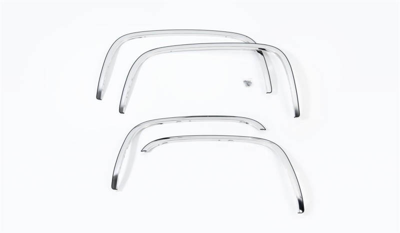 Putco 17-20 Ford SuperDuty w/o Factory Flares - 2in Wide Stainless Steel Fender Trim - 97280