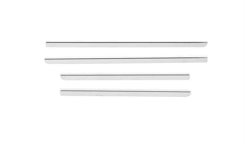 Putco 14-14 Chevrolet Silverado HD - Crew Cab - Stainless Steel Window Trim Accents - 97501