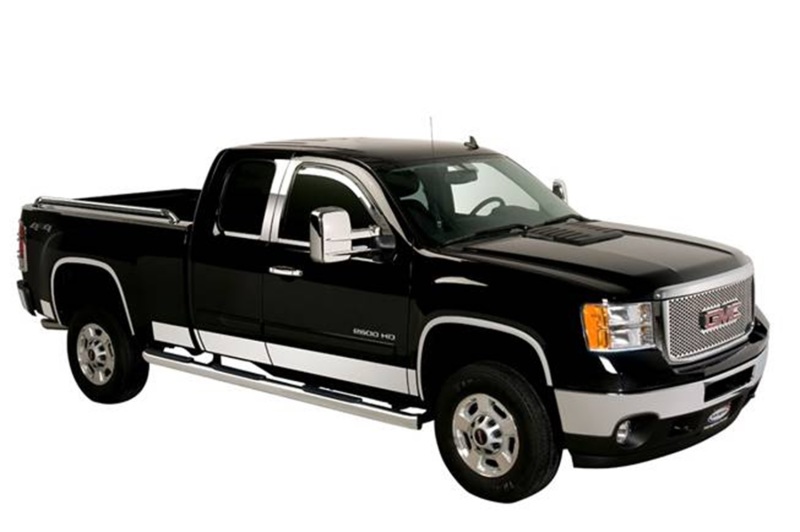Putco 14-18 Chevy Silverado LD - Double Cab - 6.5in Bed - 10pcs Stainless Steel Rocker Panels - 9751219