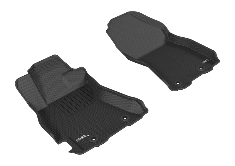 3D MAXpider 2015-2019 Subaru Legacy/Outback Kagu 1st Row Floormat - Black - L1SB01311509