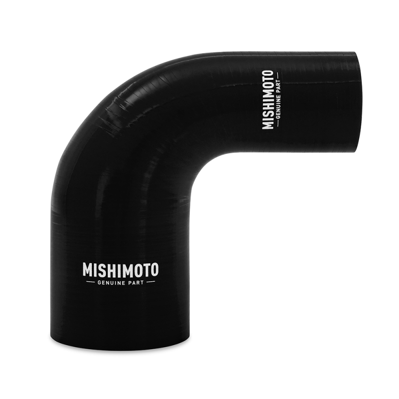 Mishimoto Silicone Reducer Coupler 90 Degree 1.75in to 2.5in - Black - MMCP-R90-17525BK