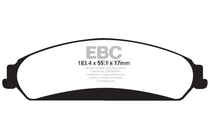 EBC 11+ Chrysler 300C 5.7 Redstuff Front Brake Pads - DP32139C