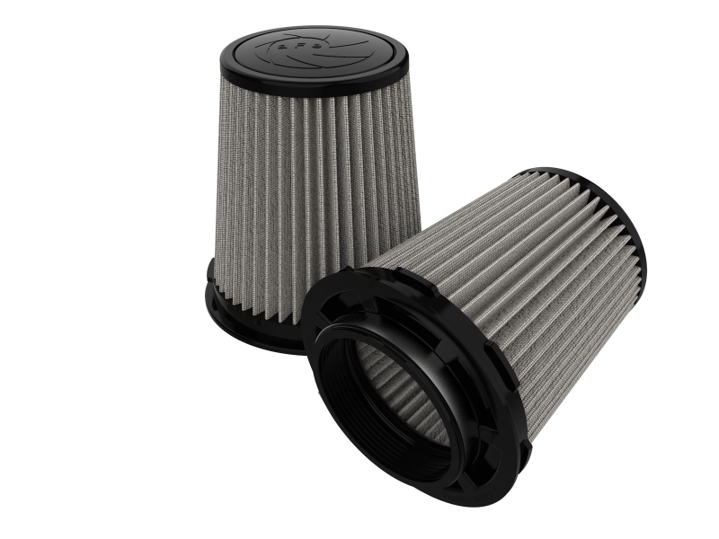 aFe MagnumFLOW Pro Dry S Air Filter 4in F x 6in B MT2 x 4-3/4 T x 7in H (Inverted) - 21-90114-MA