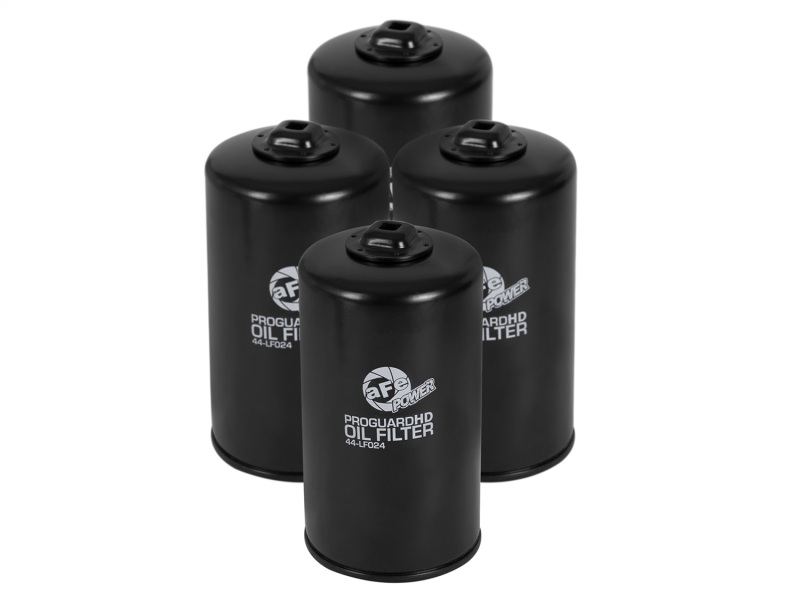 aFe Pro GUARD D2 Oil Filter 11-17 Ford Diesel Trucks V8 6.7L (td) (4 Pack) - 44-LF024-MB