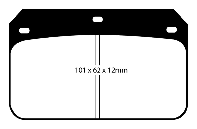 EBC Brakes Yellowstuff Performance Brake Pads - DP4001R