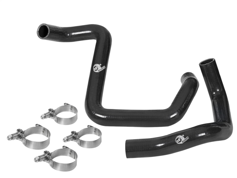 aFe BladeRunner Silicone Radiator Hose Kit 12-18 Jeep Wrangler (JK) V6 3.6L - Black - 46-50014-B