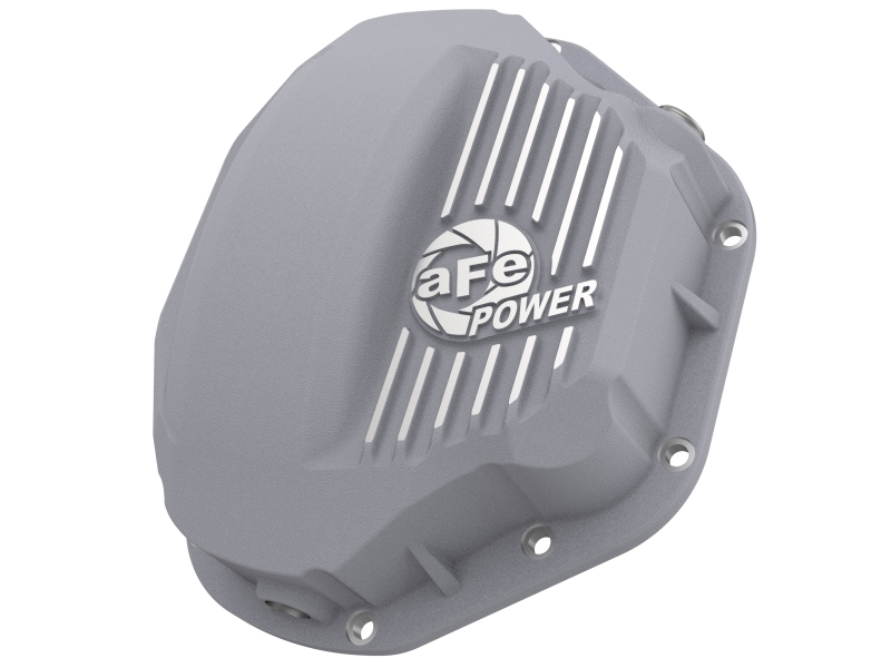 afe Rear Differential Cover (Raw; Street Series); Dodge Diesel Trucks 94-02 L6-5.9L (td) - 46-70030