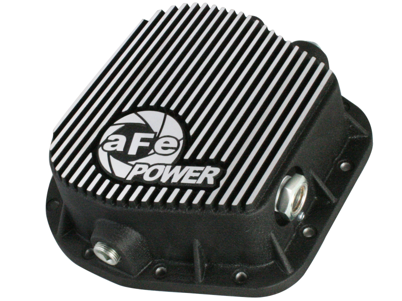 aFe Power Rear Differential Cover (Machined) 12 Bolt 9.75in 11-13 Ford F-150 EcoBoost V6 3.5L (TT) - 46-70152