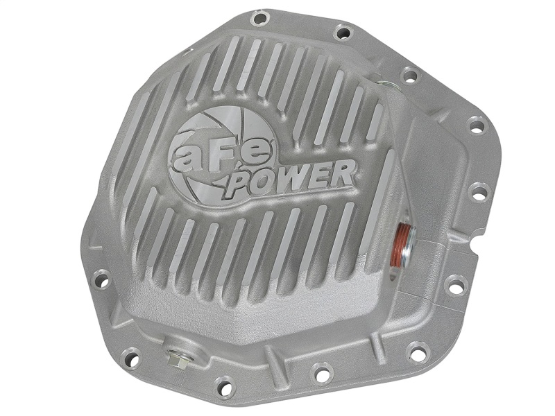 aFe Power Rear Diff Cover Raw Finish 2017 Ford F-350/F-450 V8 6.7L (td) Dana M300-14 (Dually) - 46-70380