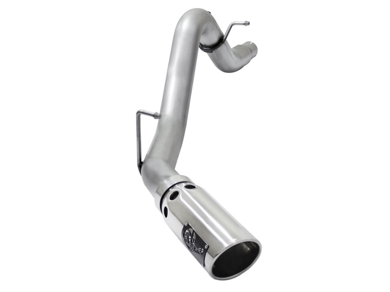 aFe LARGE BORE HD 3.5in DPF-Back Alum Exhaust w/Polished Tip 2016 GM Colorado/Canyon 2.8L (td) - 49-04064-P