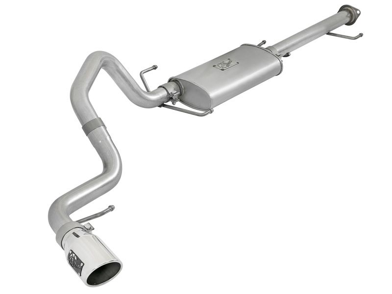 aFe Scorpion 2-1/2in Alum Steel Cat-Back Exhaust w/ Polished Tips 07-17 Toyota FJ Cruiser V6 4.0L - 49-06039-P