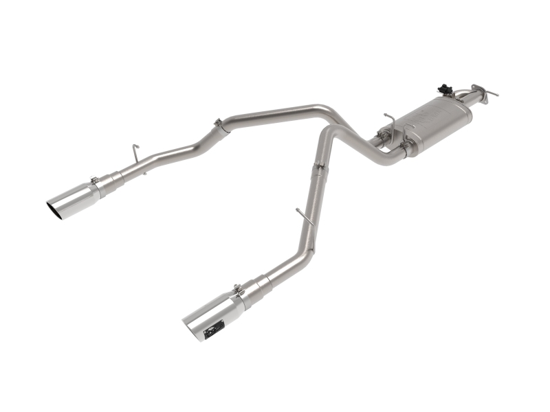 aFe Gemini XV 3in 304 SS Cat-Back Exhaust 19-21 Ram 1500 V8 5.7L Hemi w/ Polish Tips - 49-32081-P