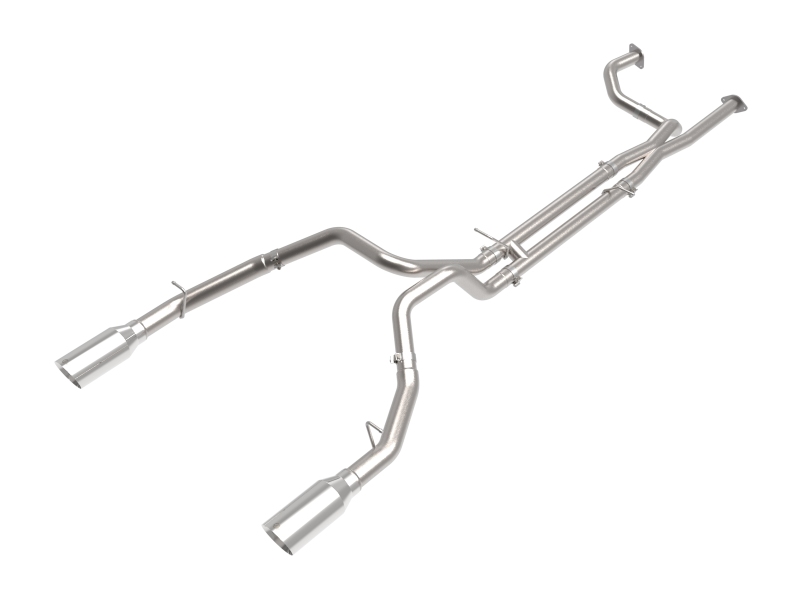 aFe Vulcan Series 3in 304SS Cat-Back Exhaust 21+ Ram 1500 TRX V8-6.2L w/ PolishedTips - 49-32084-P