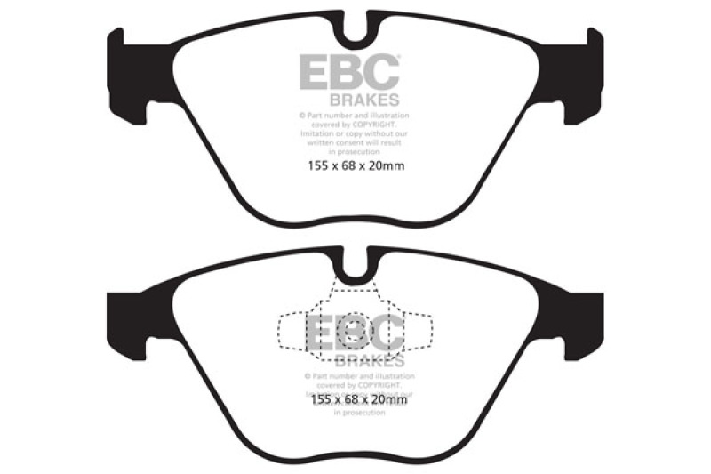 EBC 13+ BMW X1 2.0 Turbo (28i) Yellowstuff Front Brake Pads - DP41512R