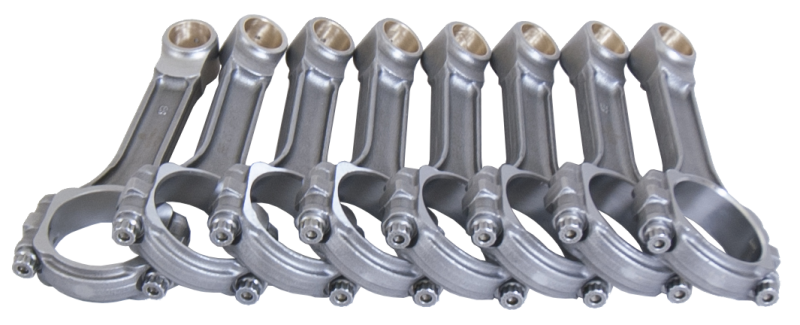 Eagle Chevrolet Small Block 5140 I-Beam Connecting Rod 6.250in w/ 3/8in ARP 8740 (Set of 8) - SIR6250BBLW