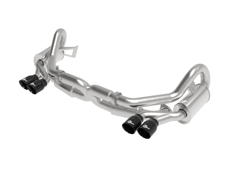 aFe MACH Force-Xp 12-16 Porsche 911 3in to 2.5in 304 SS Cat-Back Exhaust (Excludes Turbo Models) - 49-36406-1B