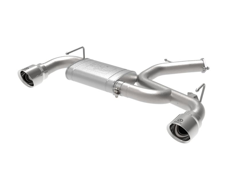 aFe Power Axle Back Exhaust - 19-20 Hyundai Veloster N L4-2.0L (t) w/ Polished tips - 49-37007-P