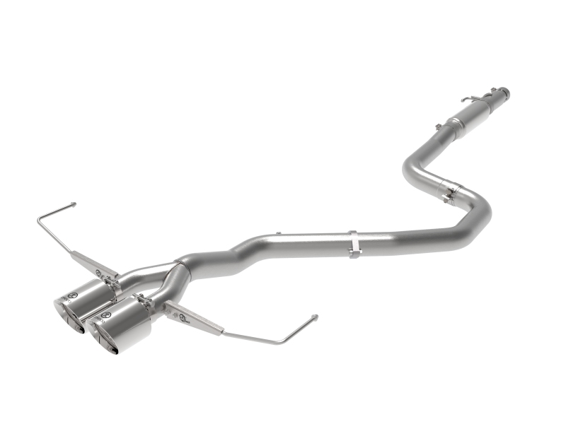 aFe Takeda Exhaust Cat-Back 19-20 Hyundai Veloster 304SS Polished Dual Tips Exhaust - 49-37011-P