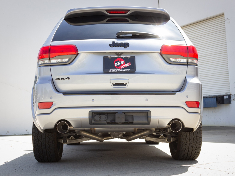 aFe Vulcan Series 2.5in 304SS Cat-Back Exhaust 11-19 Jeep Grand Cherokee (WK2) 5.7L w/ Polished Tips - 49-38085-P